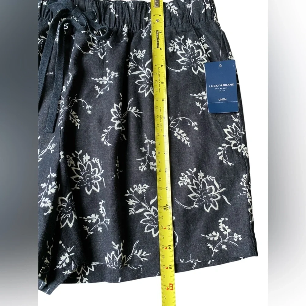 NWT Lucky Brand Women’s Floral Linen Shorts Size S